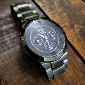 Seiko solar chronograph